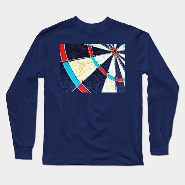 Dartboard Long Sleeve T-Shirt by soitwouldseem